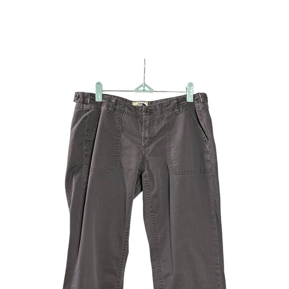 The North Face Womens Pants Size 8 Flap Pockets Grey Straight Leg - Picture 2 of 8